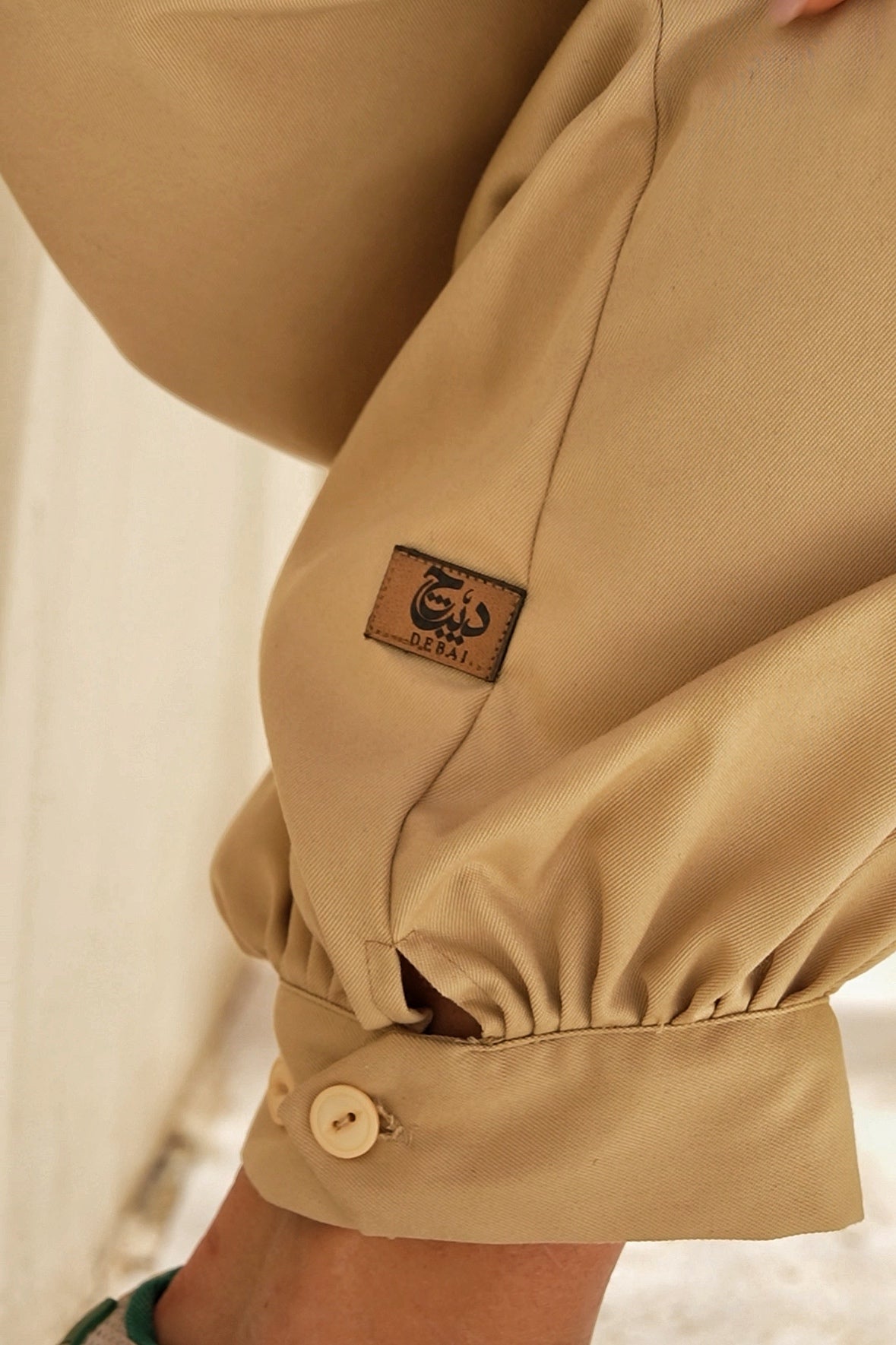 Beige Ballon pants from Debaj, designed for graceful everyday styling