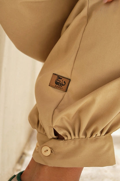 Beige Ballon pants from Debaj, designed for graceful everyday styling
