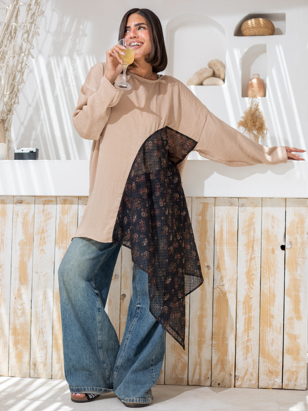 Coffee Side Top from Debaj, designed for graceful everyday styling