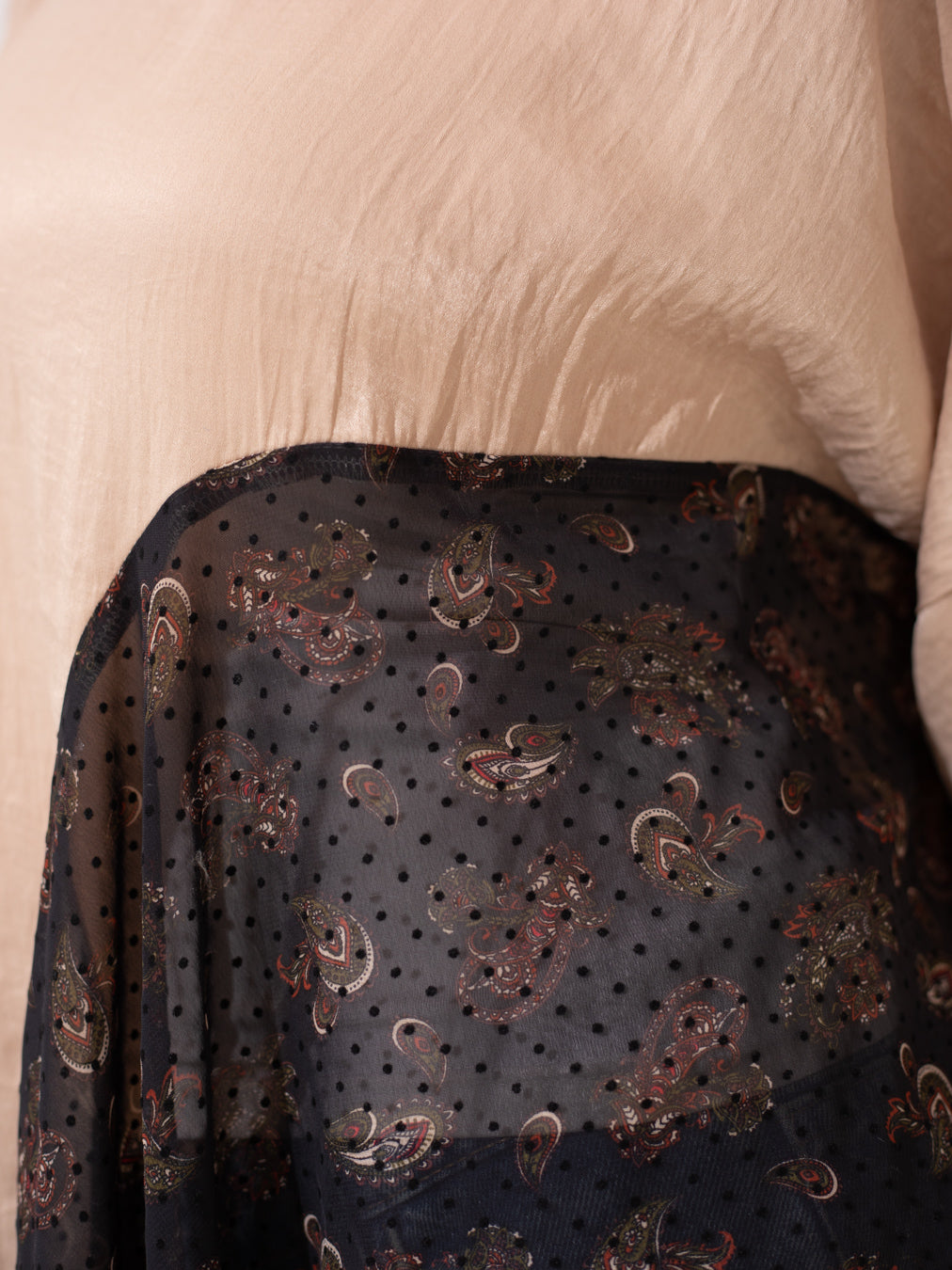 Coffee Side Top detail view from Debaj women’s top collection