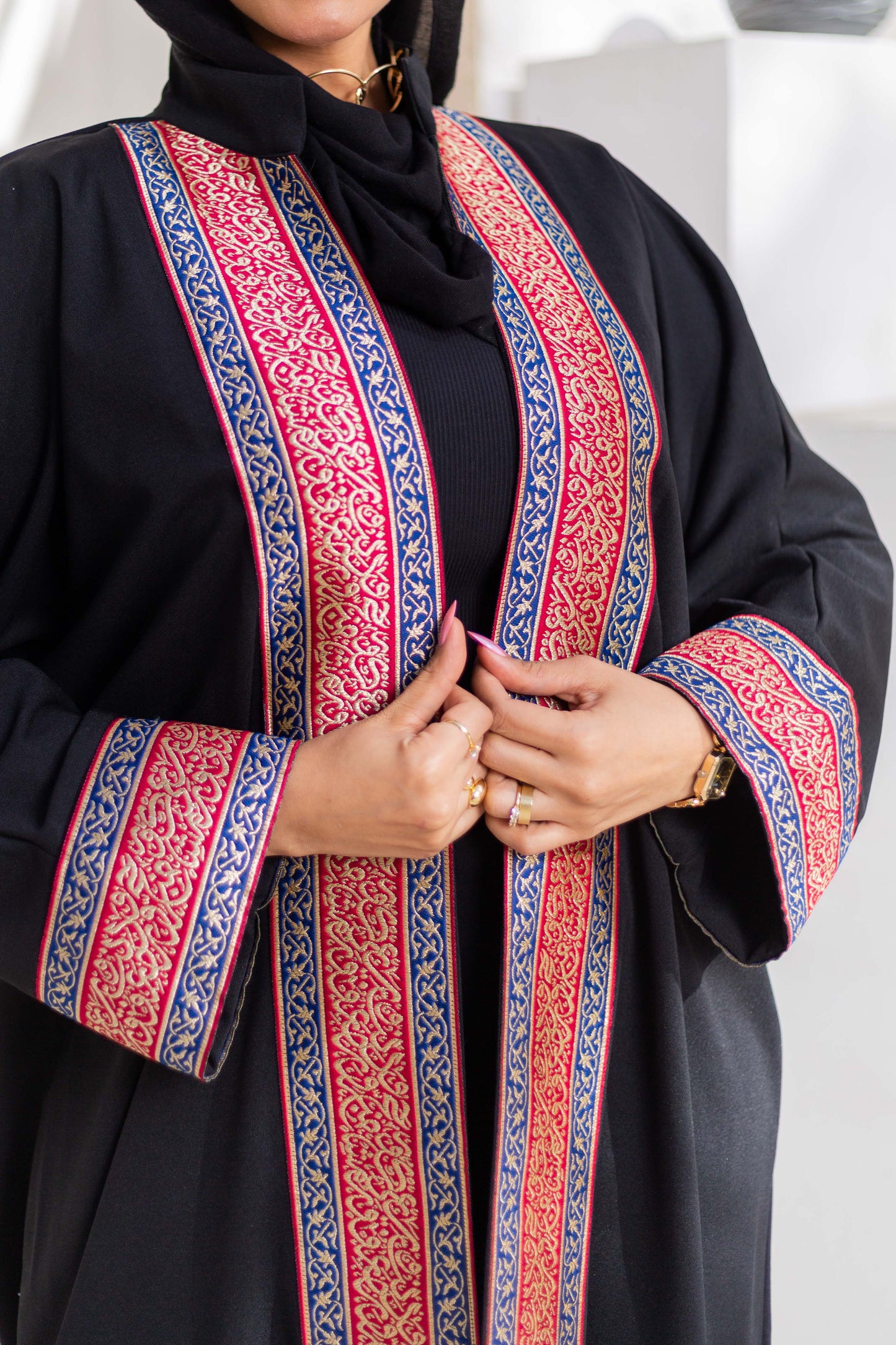 Arabic Black Kaftan from Debaj, designed for graceful everyday styling