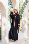 Black Kaftan with Gold by Debaj, elegant women’s kaftan