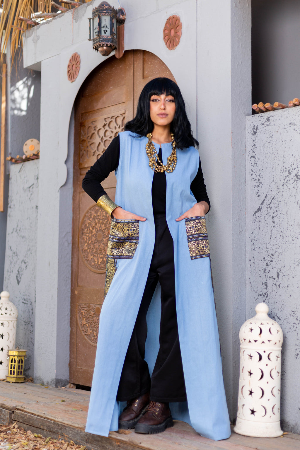 Islamic Long Vest by Debaj, elegant women’s top