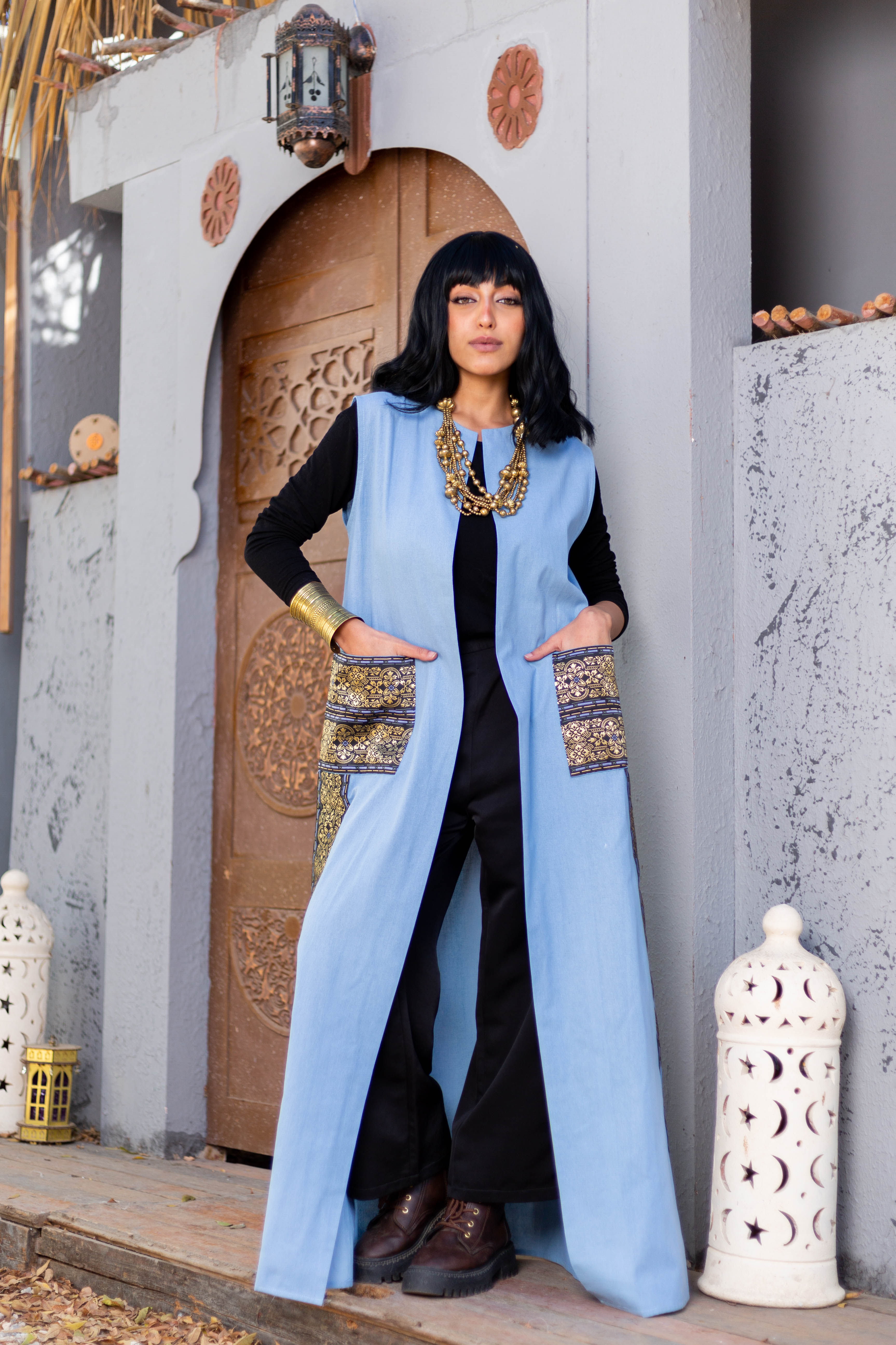 Islamic Long Vest by Debaj, elegant women’s top
