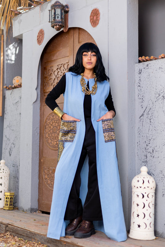 Islamic Long Vest by Debaj, elegant women’s top