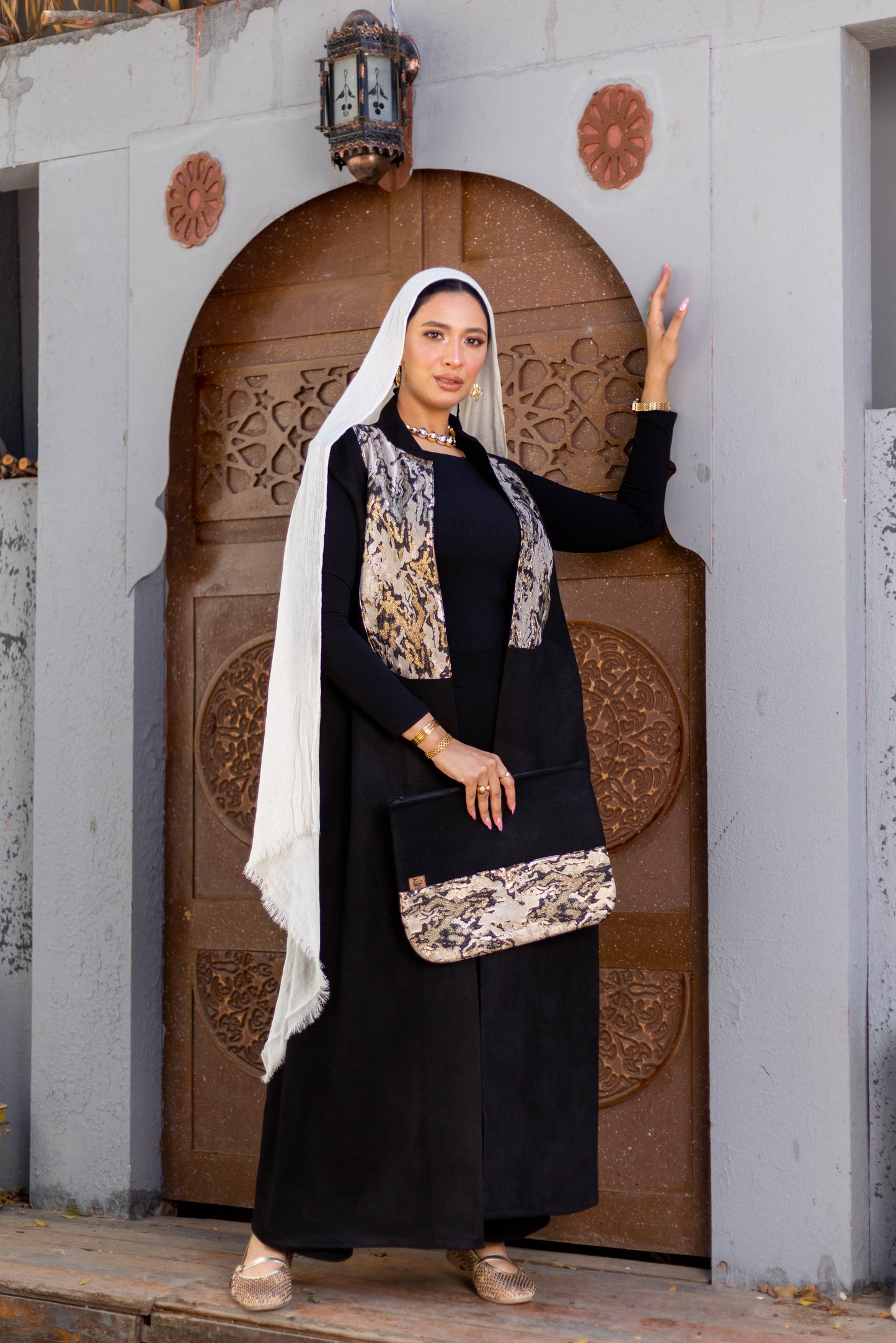 Indian Long Vest by Debaj, elegant women’s top