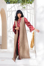 Burgundy Indian Kaftan by Debaj, elegant women’s kaftan