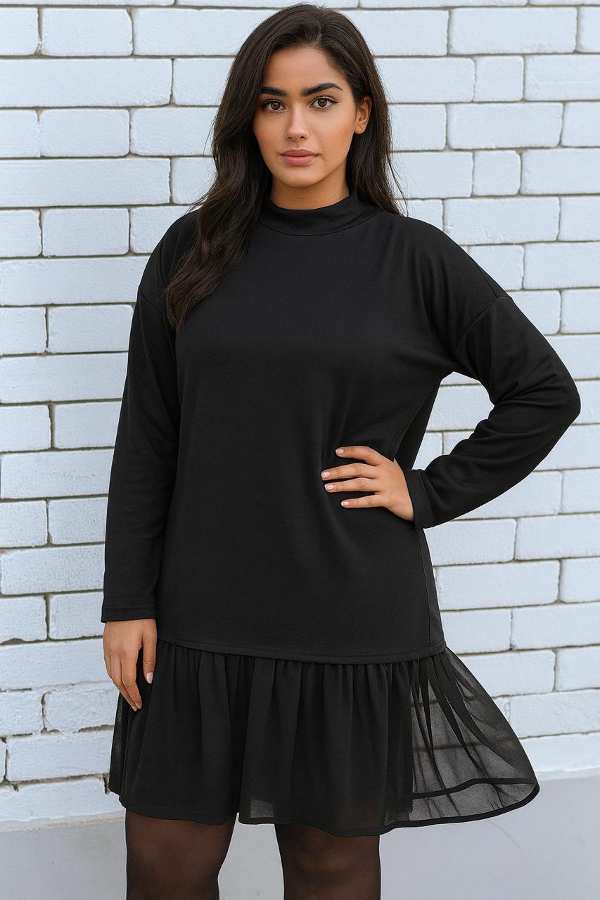 Debaj Chiffon Black Dress styled for refined women’s outfits