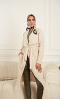 Beige Cardigan by Debaj, elegant women’s top