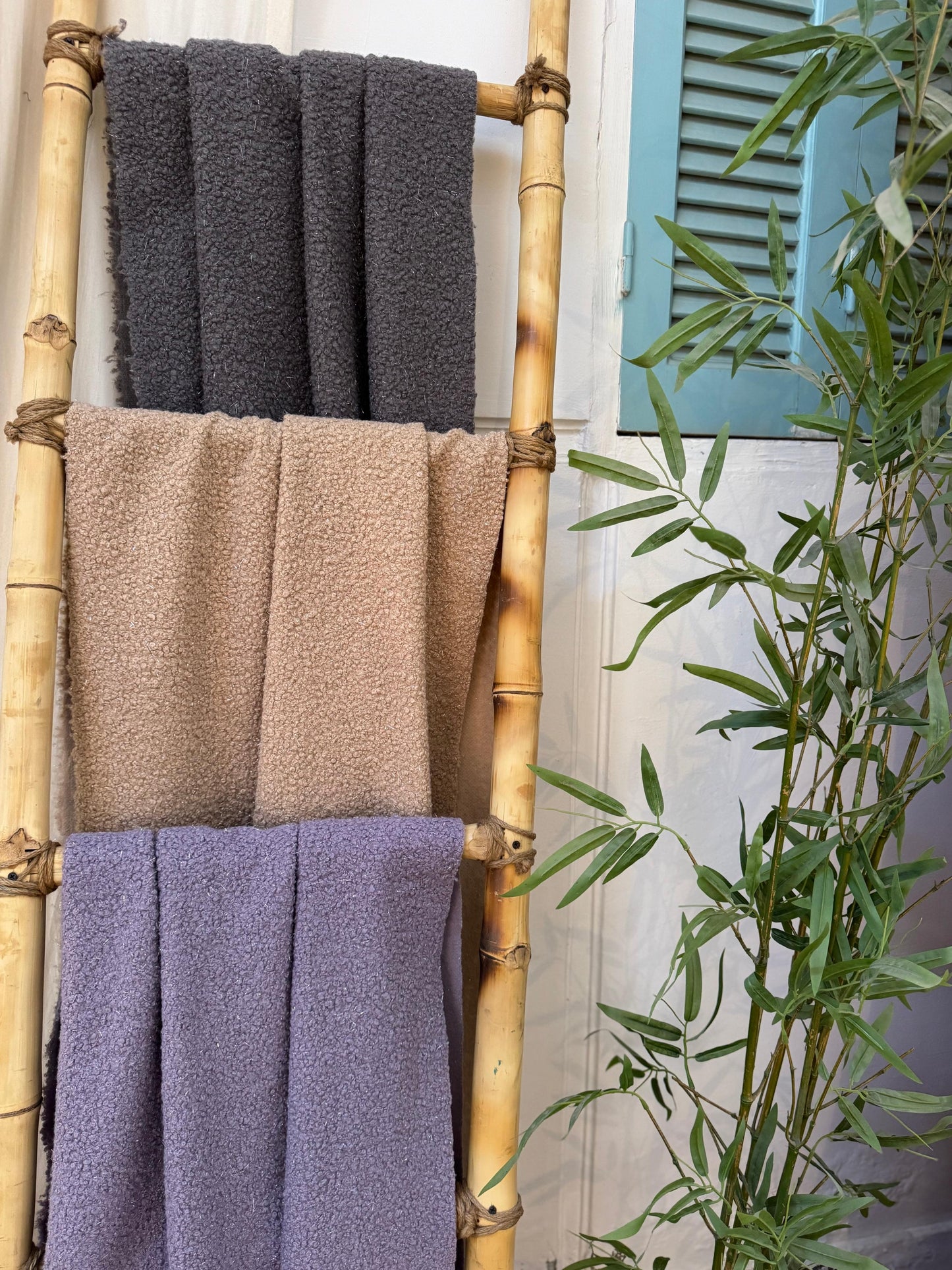 Debaj scarf styled as a refined women’s accessory