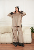 Coffee Set with Lace by Debaj, elegant women’s clothing set